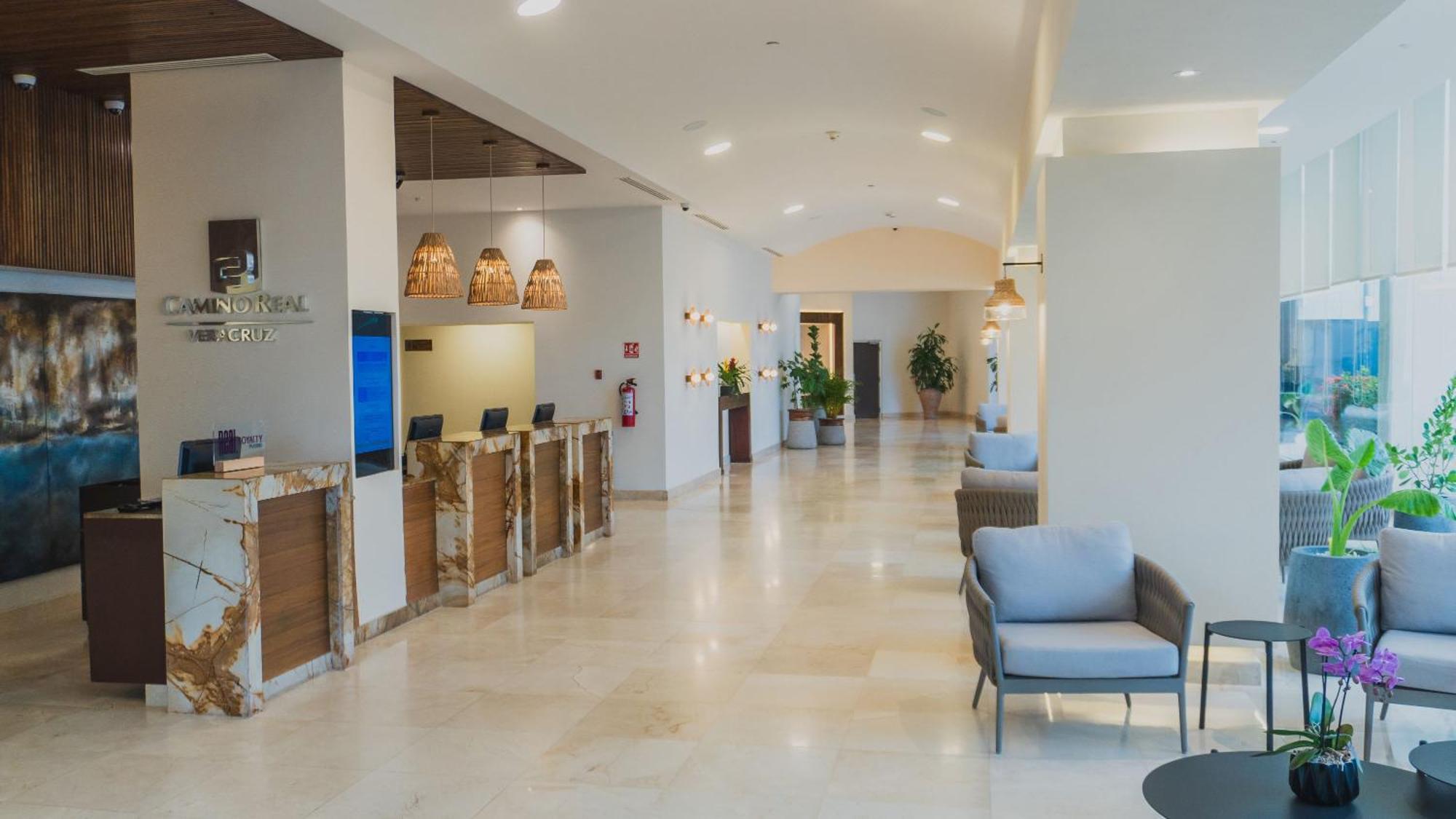 Camino Real Veracruz Exteriör bild Lobby